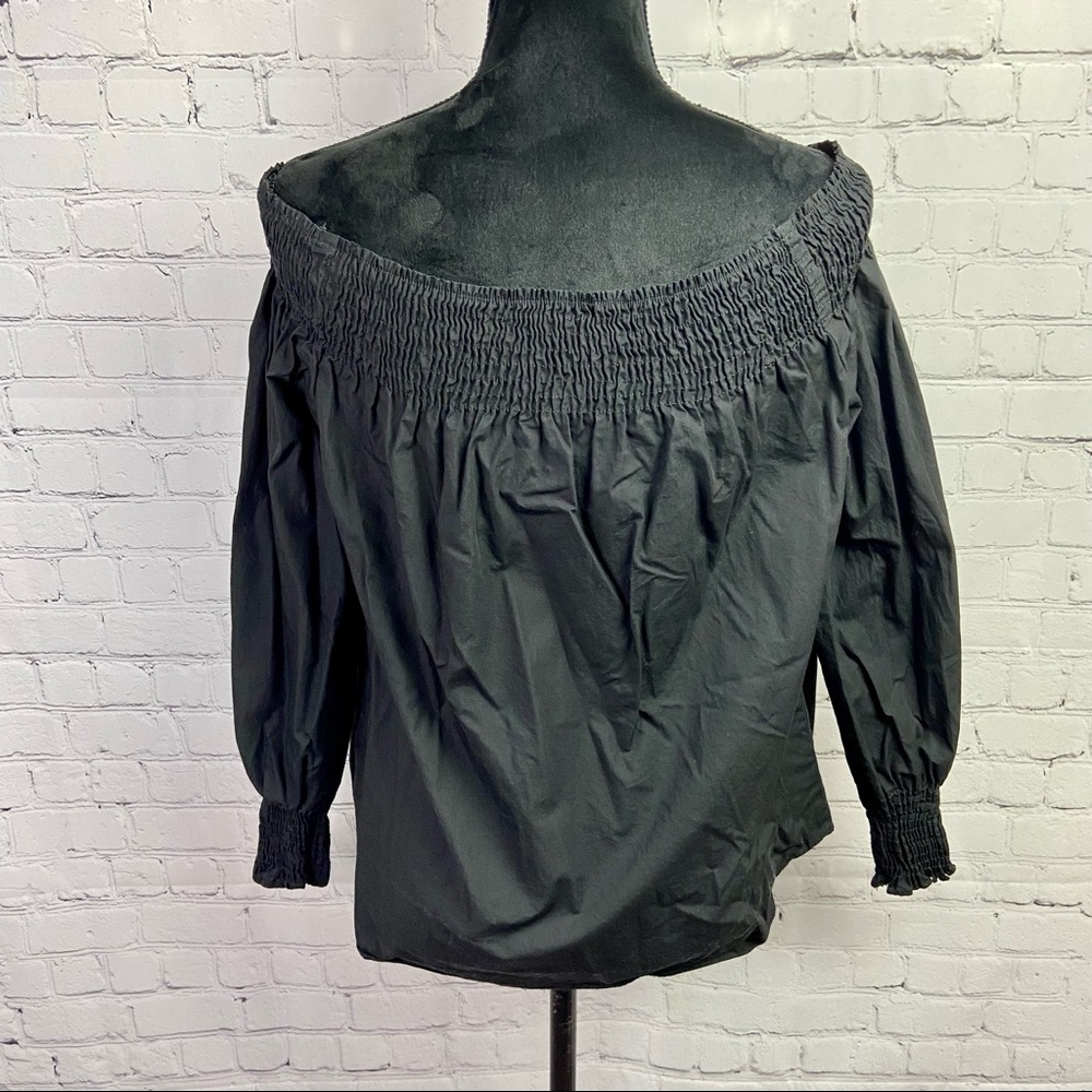 Zara Basic Off Shoulder Top - Picture 3 of 6